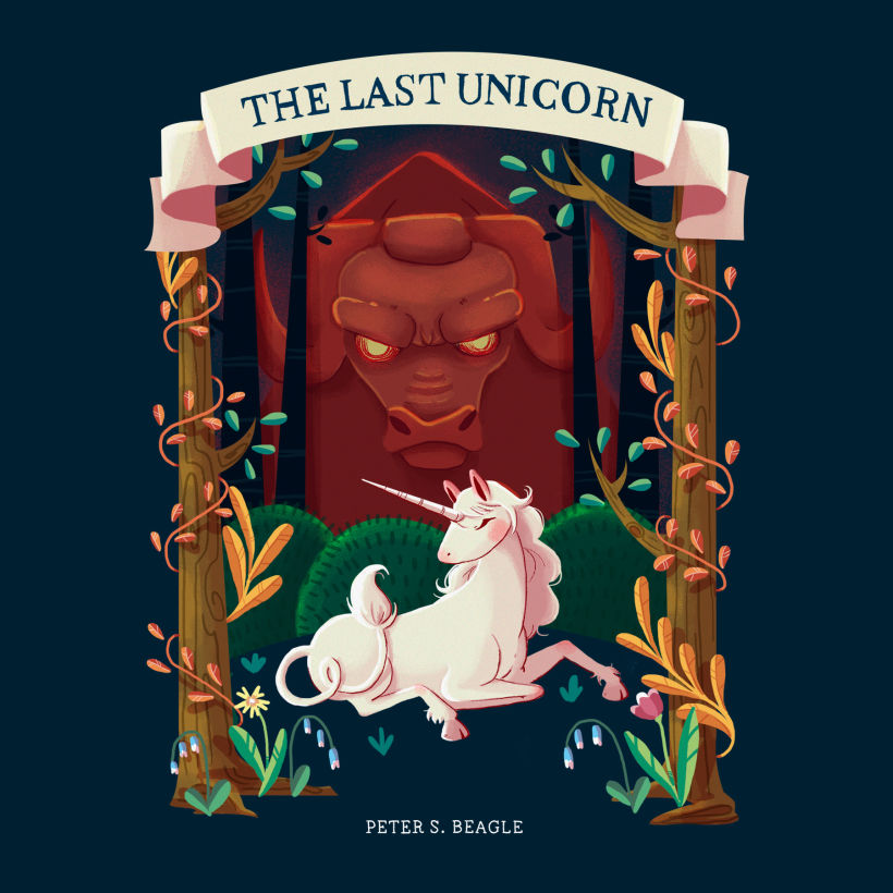 The Last Unicorn Book Cover 1