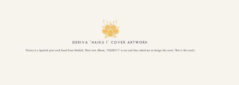 DERIVA "HAIKU I" COVER ARTWORK 0