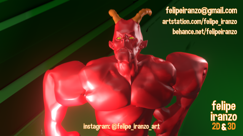 3D Modeling and 3D Animation of Time Demon by Felipe Iranzo 1