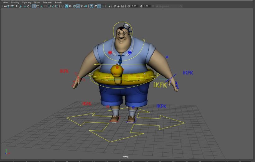 My course project: Rigging introduction for animation 0