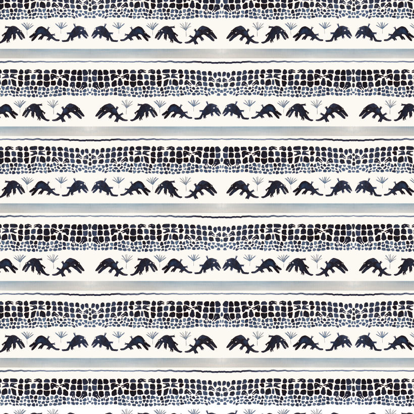 cocodrilos: Diseño de estampados textiles 13