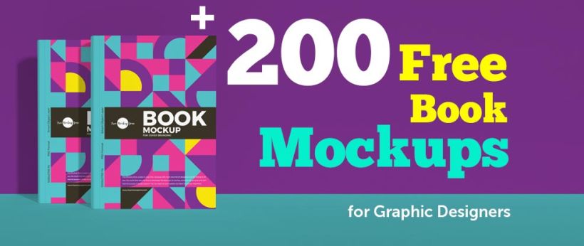 Colección de +200 Mockups de Libros Gratis para Diseñadores 1