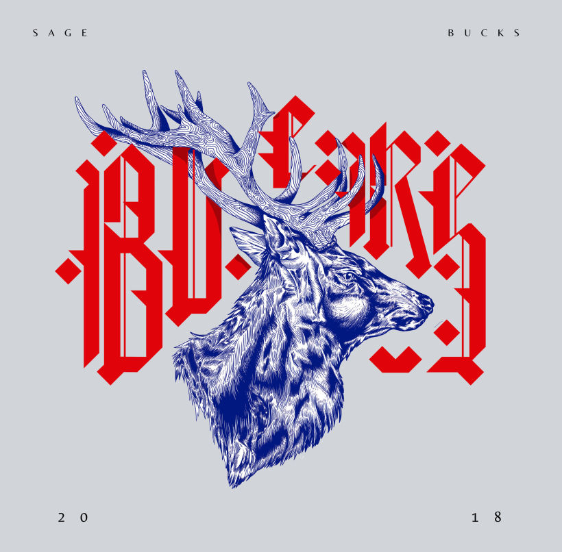 Diseño de portada para "Bucks", sencillo del rapero Australiano, Sage.