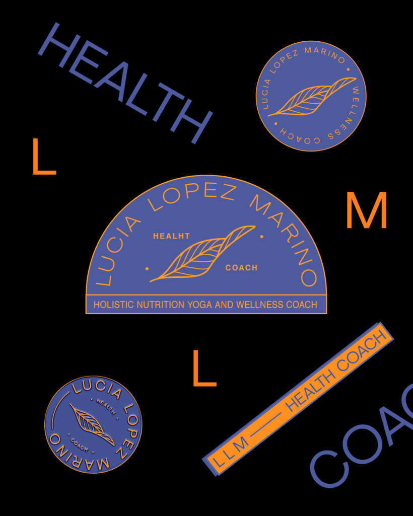 Branding for Lucia Lopez Marino HEALTH COACH 3
