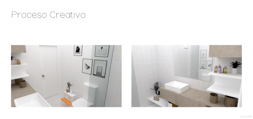 Reforma de un baño. Proceso creativo mediante modelado 2D & 3D [AutoCAD | SketchUp | Renderizado:Vray]