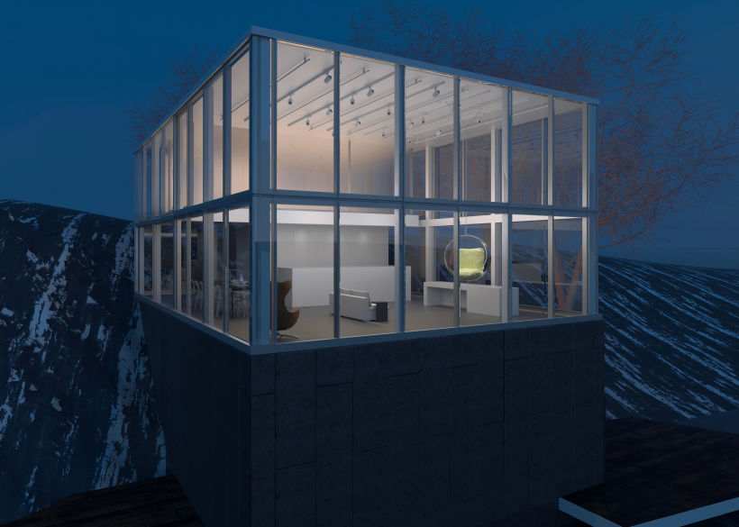 Mi Proyecto del curso: Representación de espacios arquitectónicos con 3D Studio Max -1