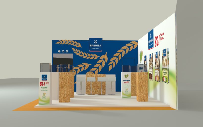 Harimsa stand design Alimentaria 2018 1