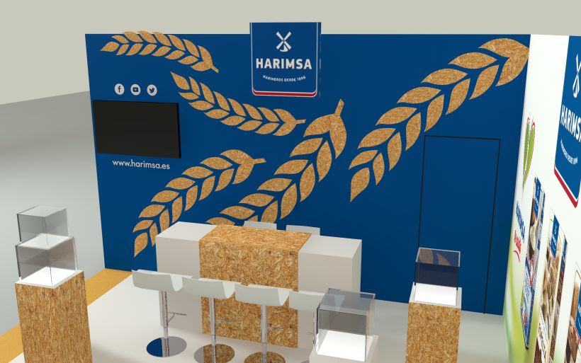 Harimsa stand design Alimentaria 2018 2