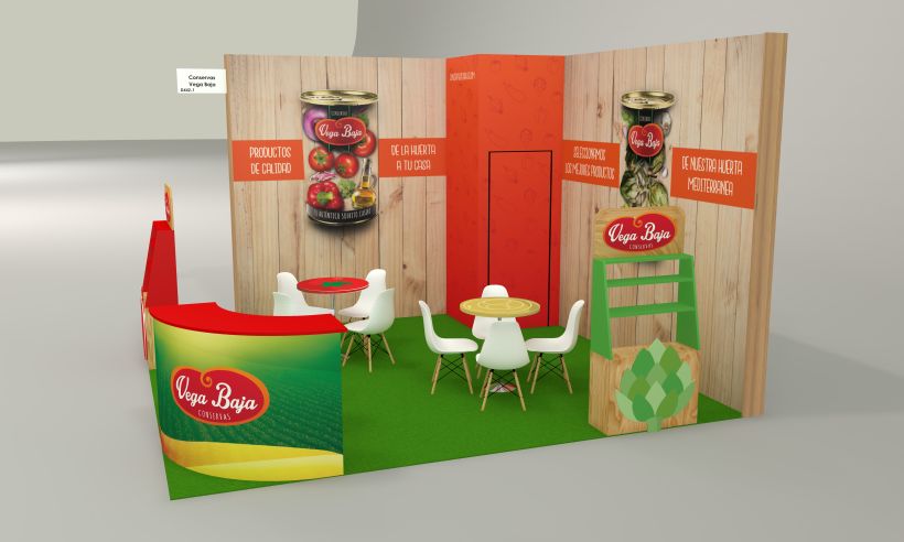 Conservas Vega Baja stand design Alimentaria 2018 1