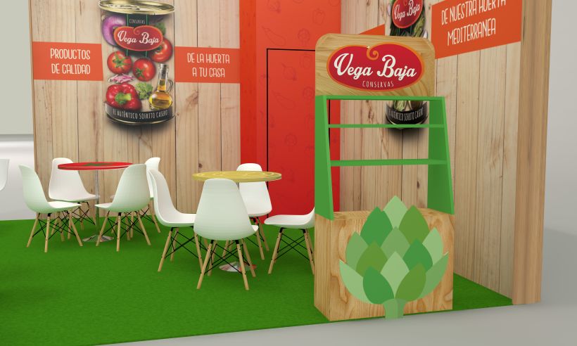 Conservas Vega Baja stand design Alimentaria 2018 4