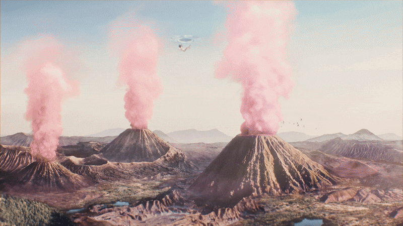 escena volcanes
