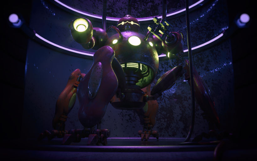 My project in Compositions with Cinema 4D and OctaneRender course: Robot M-1 4