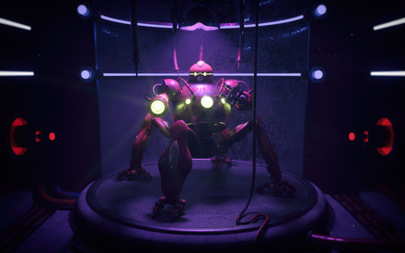 My project in Compositions with Cinema 4D and OctaneRender course: Robot M-1 5