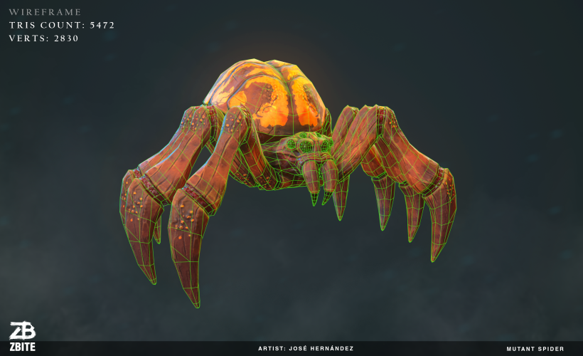 Mutant Spider Stylized 0