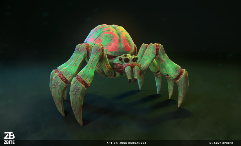 Mutant Spider Stylized 8