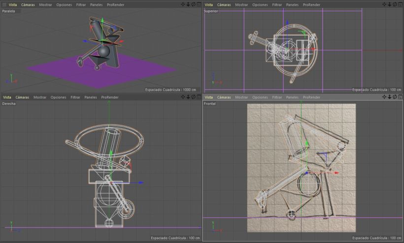 from sketch to 3D Modeling in Cinema4D