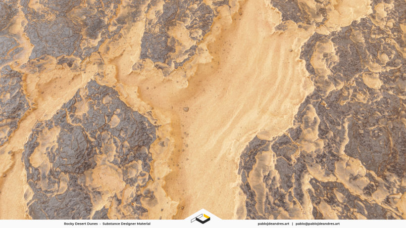 Rocky Desert Dunes - Substance Designer Material 2