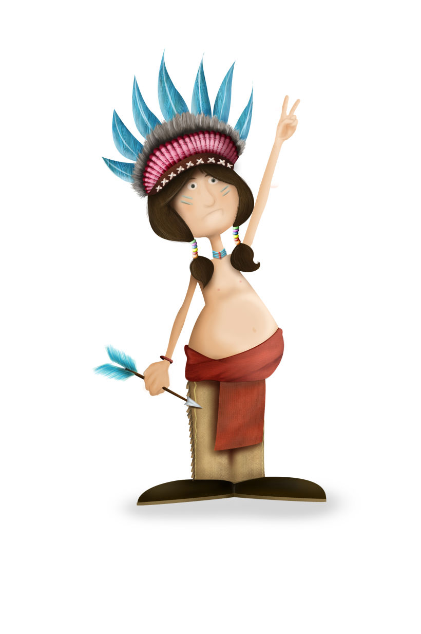 Native american indian character 0
