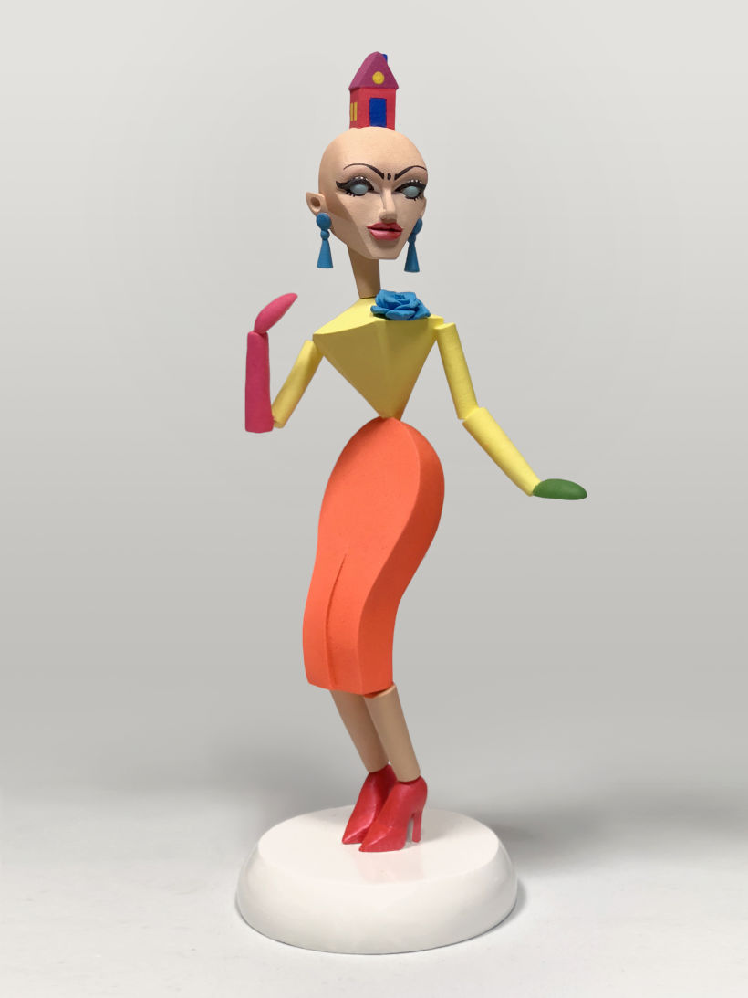 Sasha Velour Art Doll -1