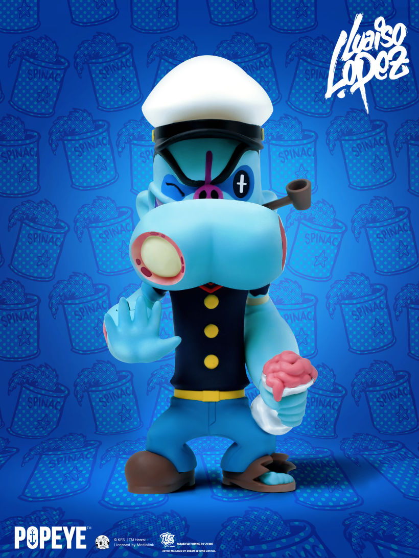 Zombie Popeye 90º Aniversario 1