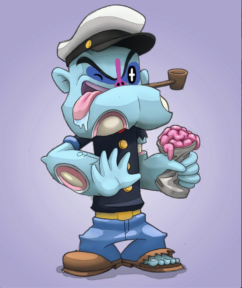 Zombie Popeye 90º Aniversario 5
