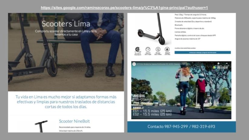 Lanzamiento de tu primer negocio online - Scooters Lima 5