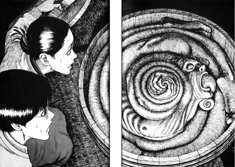 Manga inspirado en cómic de terror de Junji Ito. 