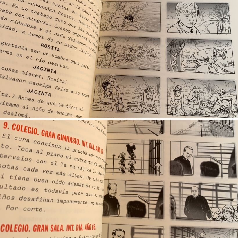 "Dolor y Gloria" Libro - Guión, Fotos y Storyboards 3