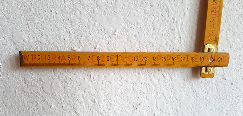 Escala metro métrica decimal 3
