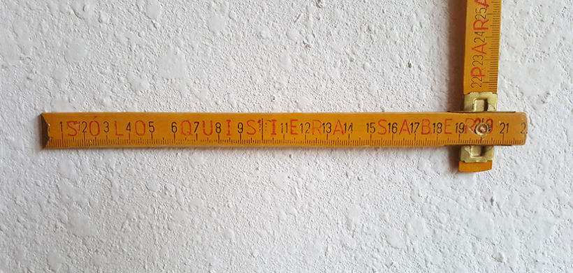 Escala metro métrica decimal 14