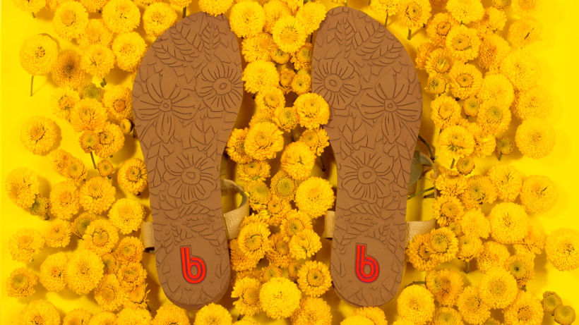 Diseño de suelas para los zapatos de la marca Bonbonite. Arutza Rico.