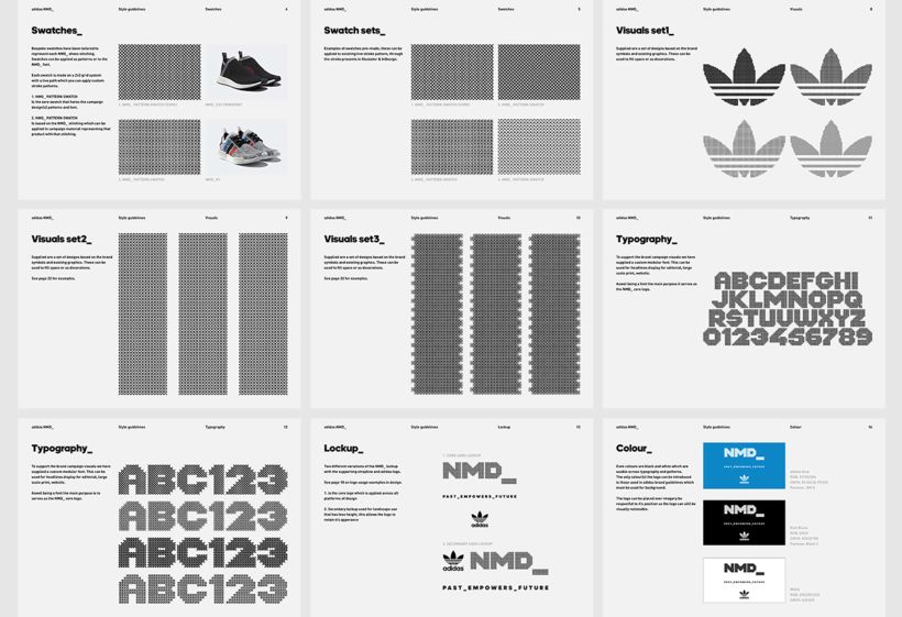 Manual de identidad de Adidas NMD