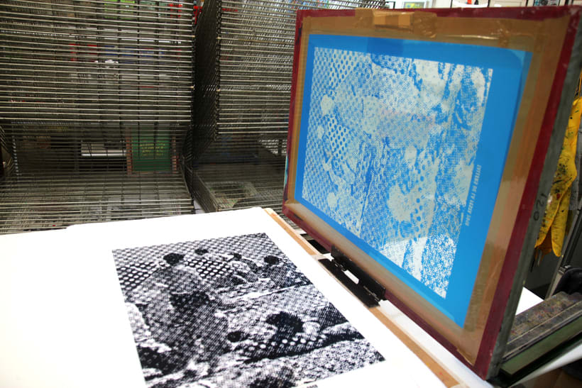 Silk screen and screen-print by Print Workers