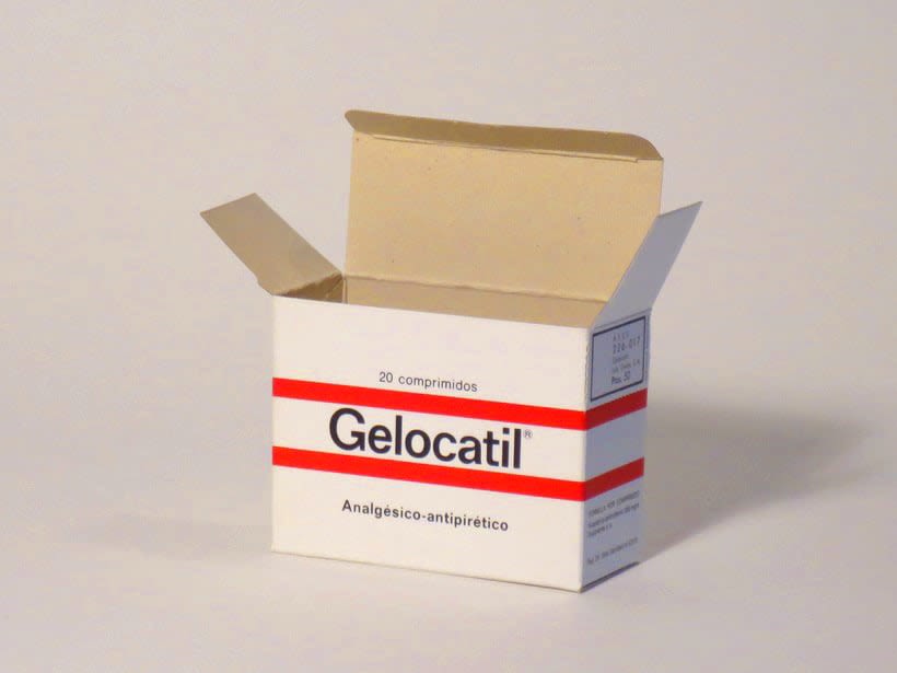 Gelocatil box, 1973.