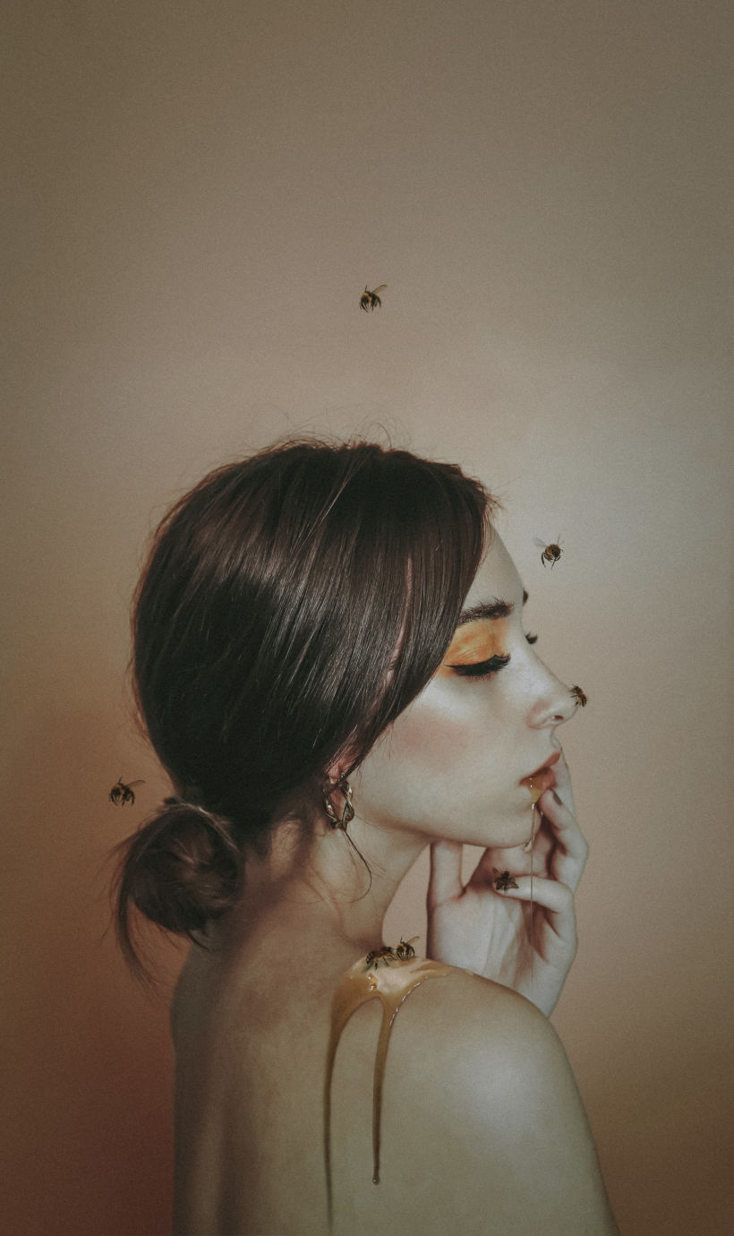 “El secreto de las abejas” Mi Proyecto del curso: Autorretrato fotográfico artístico 21
