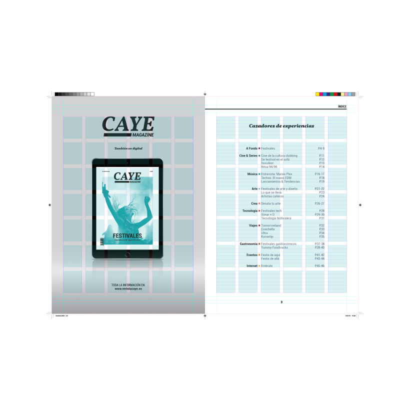 Caye Magazine design 4