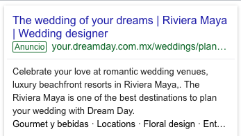 Dreamday Wedding - CAMPAÑA 0