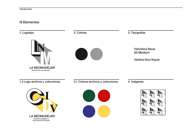Propuesta de manual de identidad visual museo 'La Neomudéjar'. 3