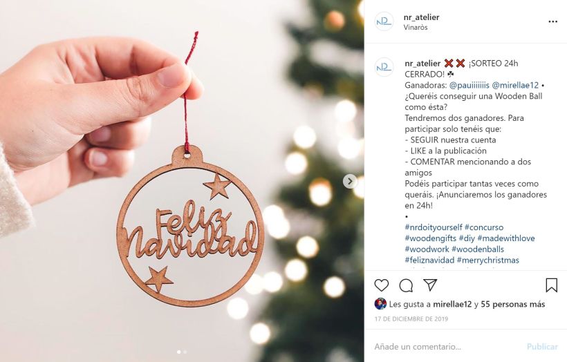 Concurso Navidad Instagram