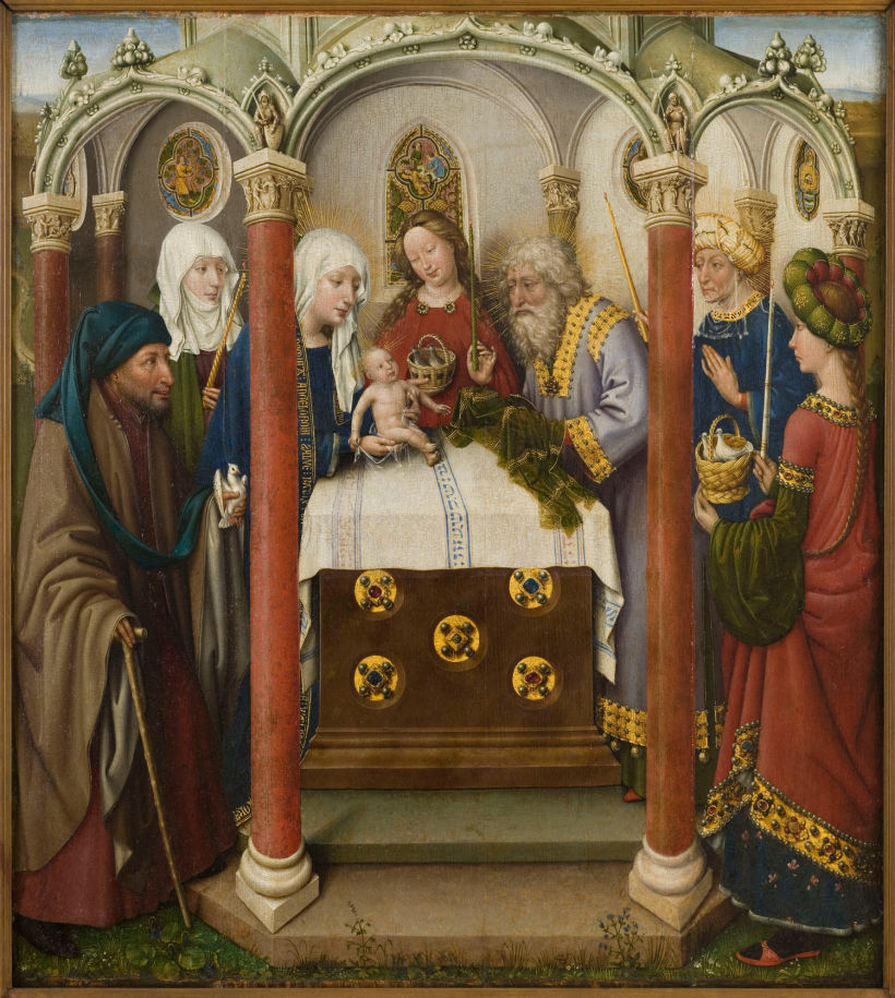 Daret, J. (Siglo XV). La Presentación en el Templo [Pintura al óleo]. París, Museo de Bellas Artes de la Villa de París