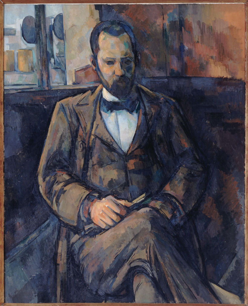 Cézanne, P. (1899). Retrato de Ambroise Vollard [Pintura al óleo]. París, Museo de Bellas Artes de la Villa de París