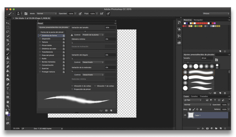 How to Create a Pencil-effect Brush for Sketching in Photoshop 8