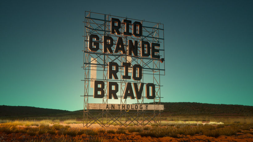 Río Grande / Río Bravo Main Title Sequence 6
