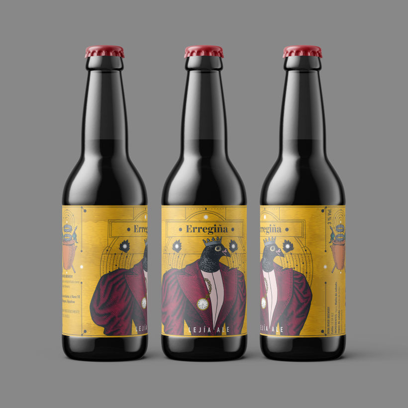 Packaging / Label / Erregiña / Cerveza Artesana 0