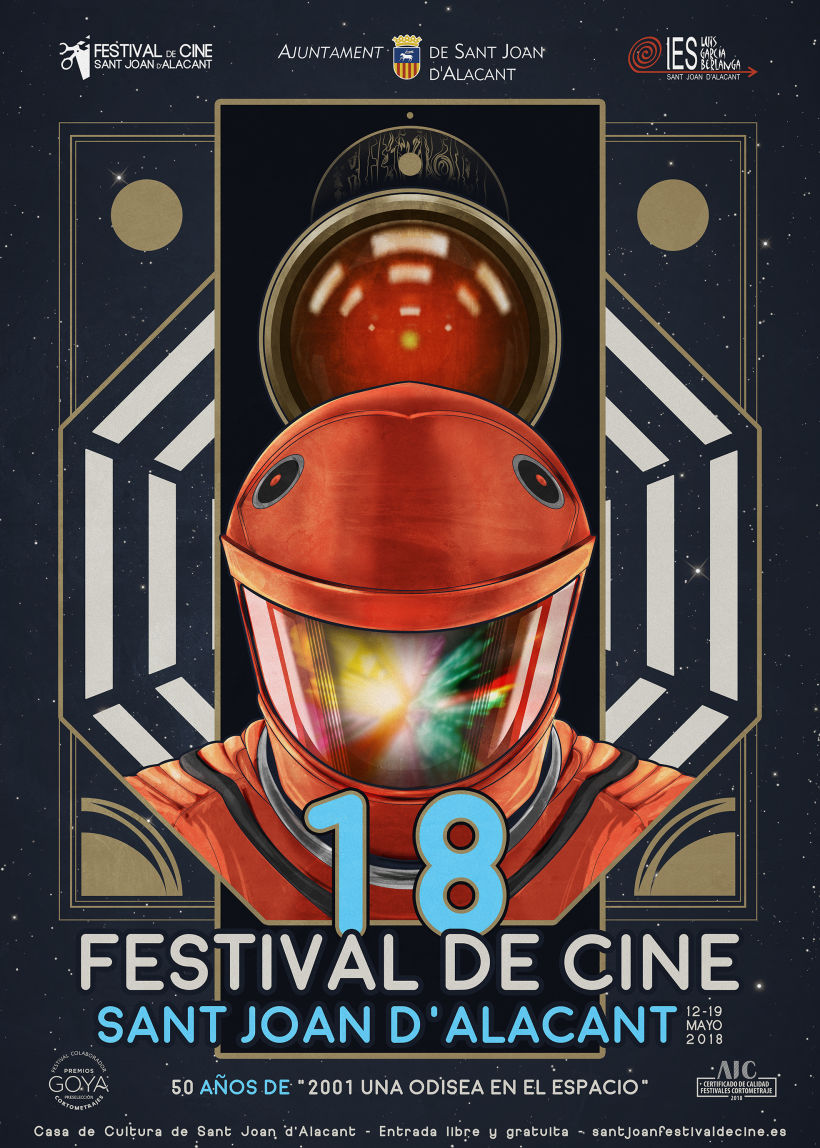 Cartel 18 Festival de Cine Sant Joan D'Alacant 