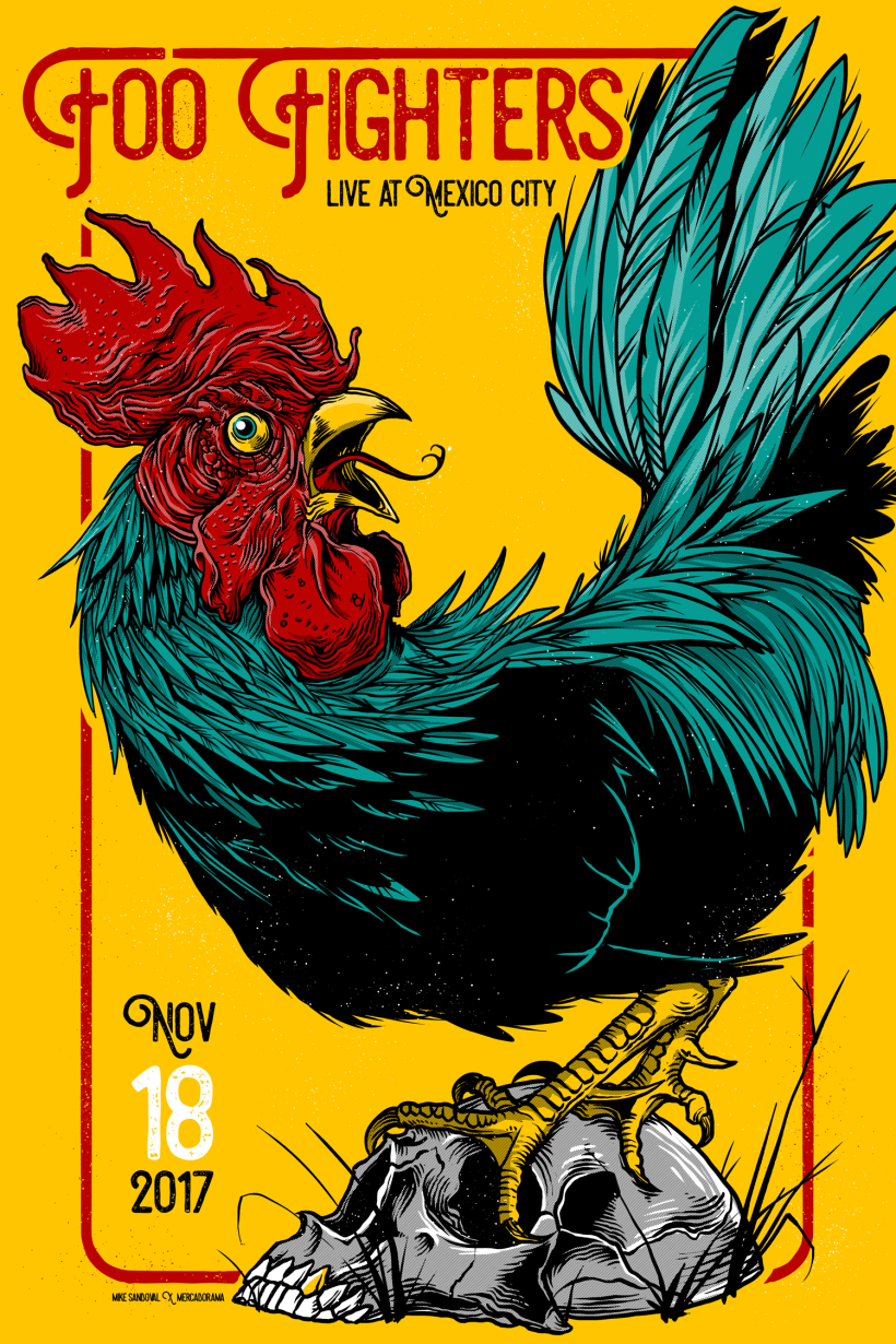 Gig Poster : Foo Fighters 0