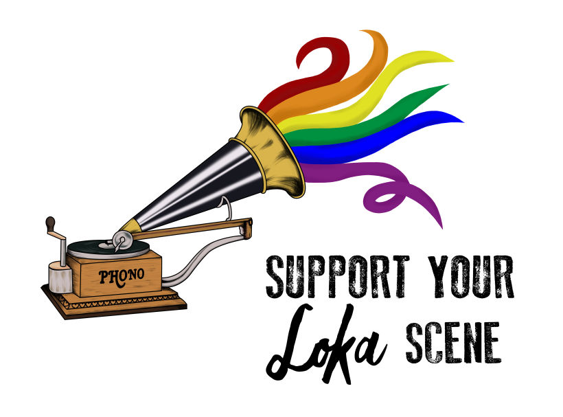 Support your "loka" scene (apoya a tus colegas homosexuales de verdad, no lo hagas por modas)