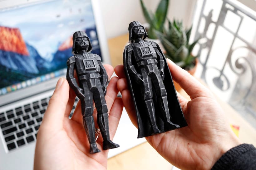 Figuras de 'Star Wars' em impressão 3D, por Agustín "Flowalistik" Arroyo