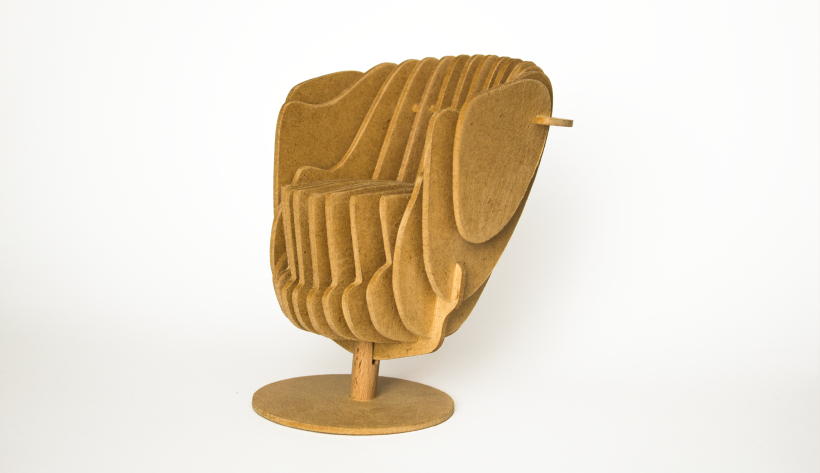 jango chair / prototipo por costillas y corte cnc 10