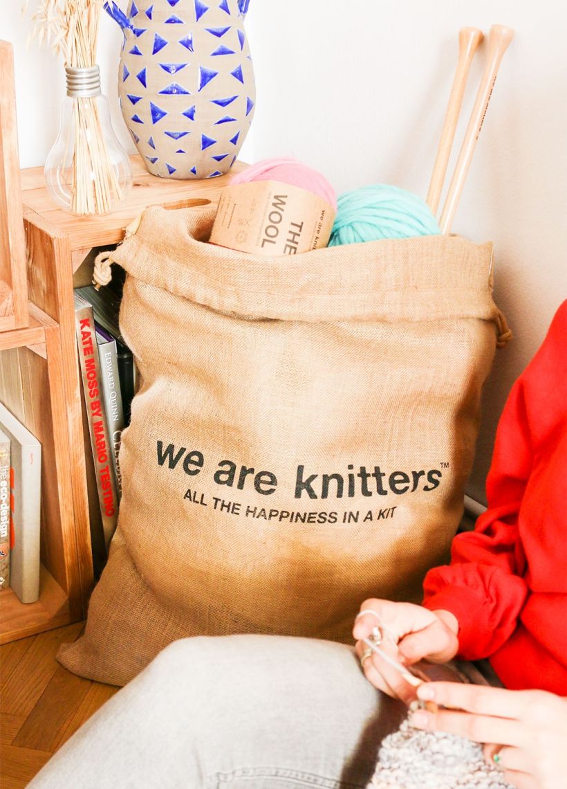 We Are Knitters - Jute Bag